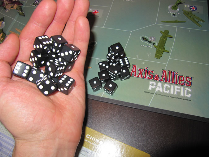 Axis & Allies Pacific: Game Dice