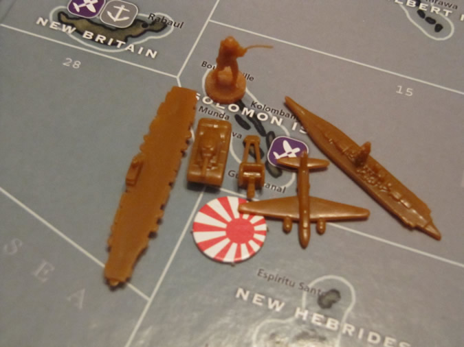 Axis & Allies Pacific: Japan pieces