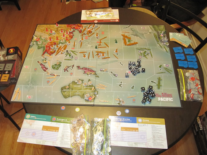 Axis & Allies Pacific: Setup