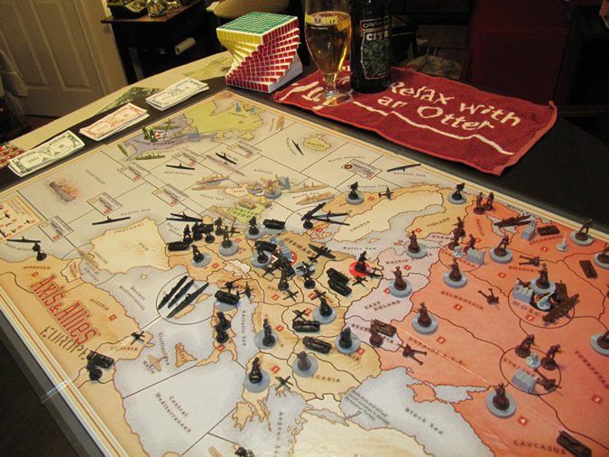 Axis & Allies Europe - game board