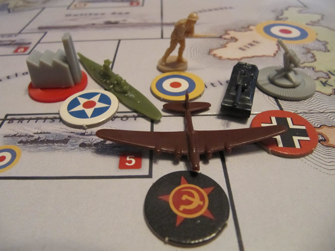 New pieces in Axis & Allies Europe