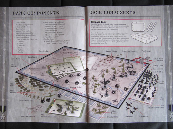 Axis & Allies Battle of the Bulge - Illustrate Map