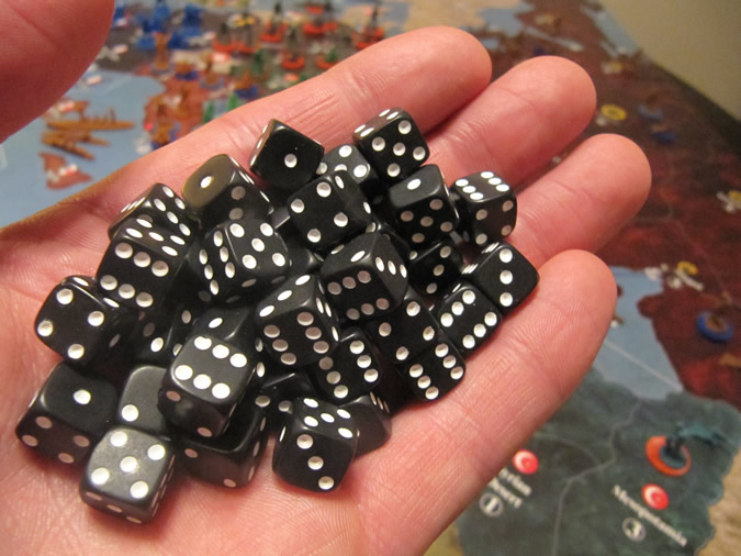 Axis & Allies WWI 1914 - Smaller Dice