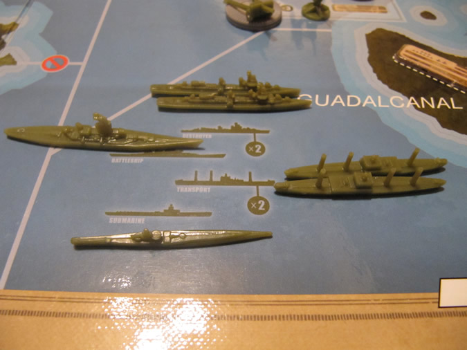 Axis & Allies Guadalcanal: USA Navy