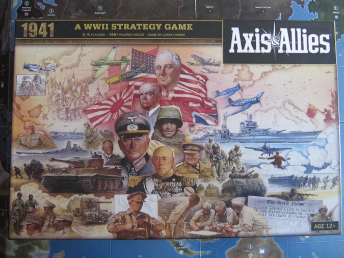 Axis & Allies 1941 - Game box.