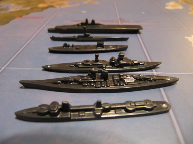 Axis & Allies 1942 - German Fleet.