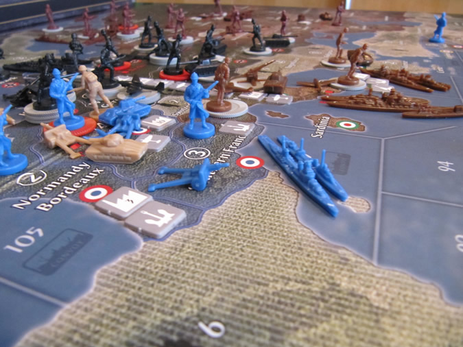 Axis & Allies Europe 1940 - Europe before round one.