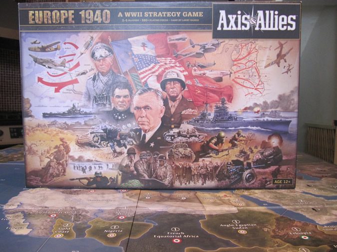 Axis & Allies Europe 1940 - The box cover.