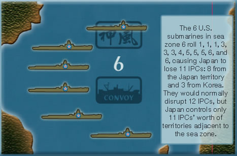 Axis & Allies - Convoy Rule - Example 1