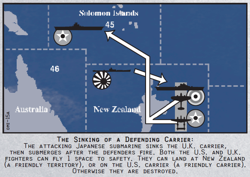 Axis & Allies Revised: Sinking of Defender Carrier