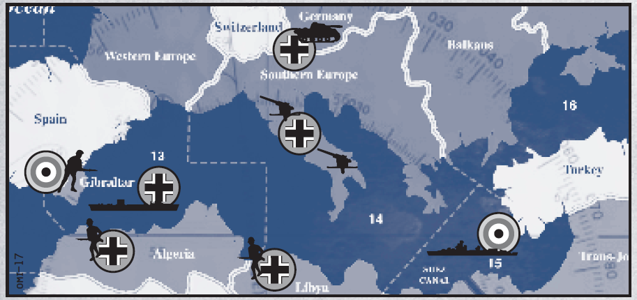 Axis & Allies Revised: Transport examples